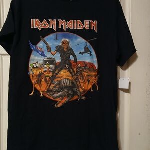 Black Short Sleeve Tee with Album Artwork